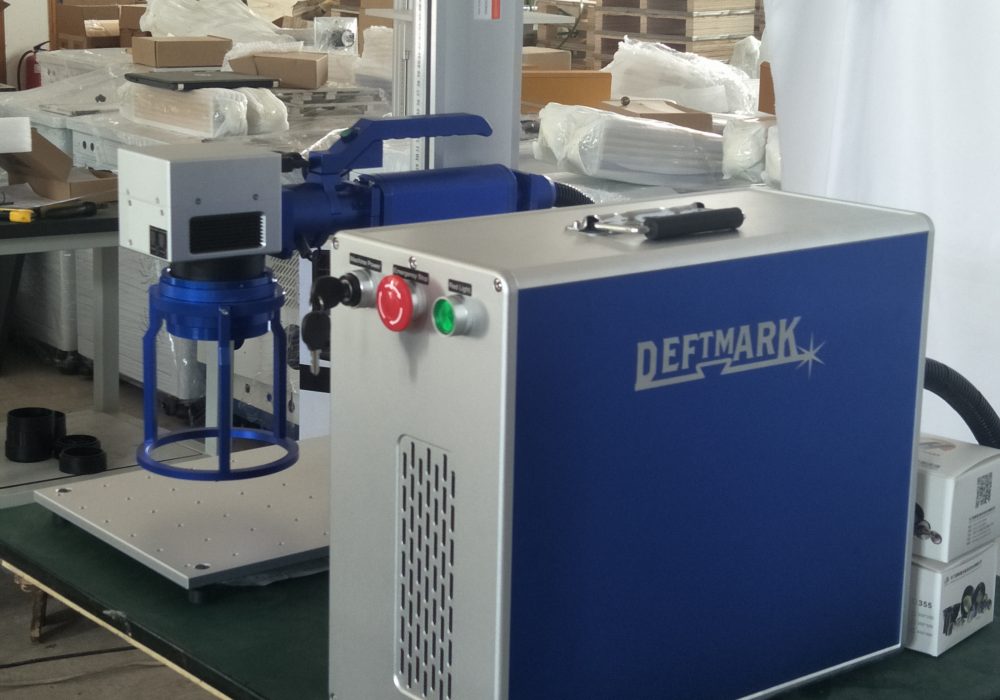 Deftmark™ 50W Handheld Split-type Raycus Fiber Laser Engraving Machine
